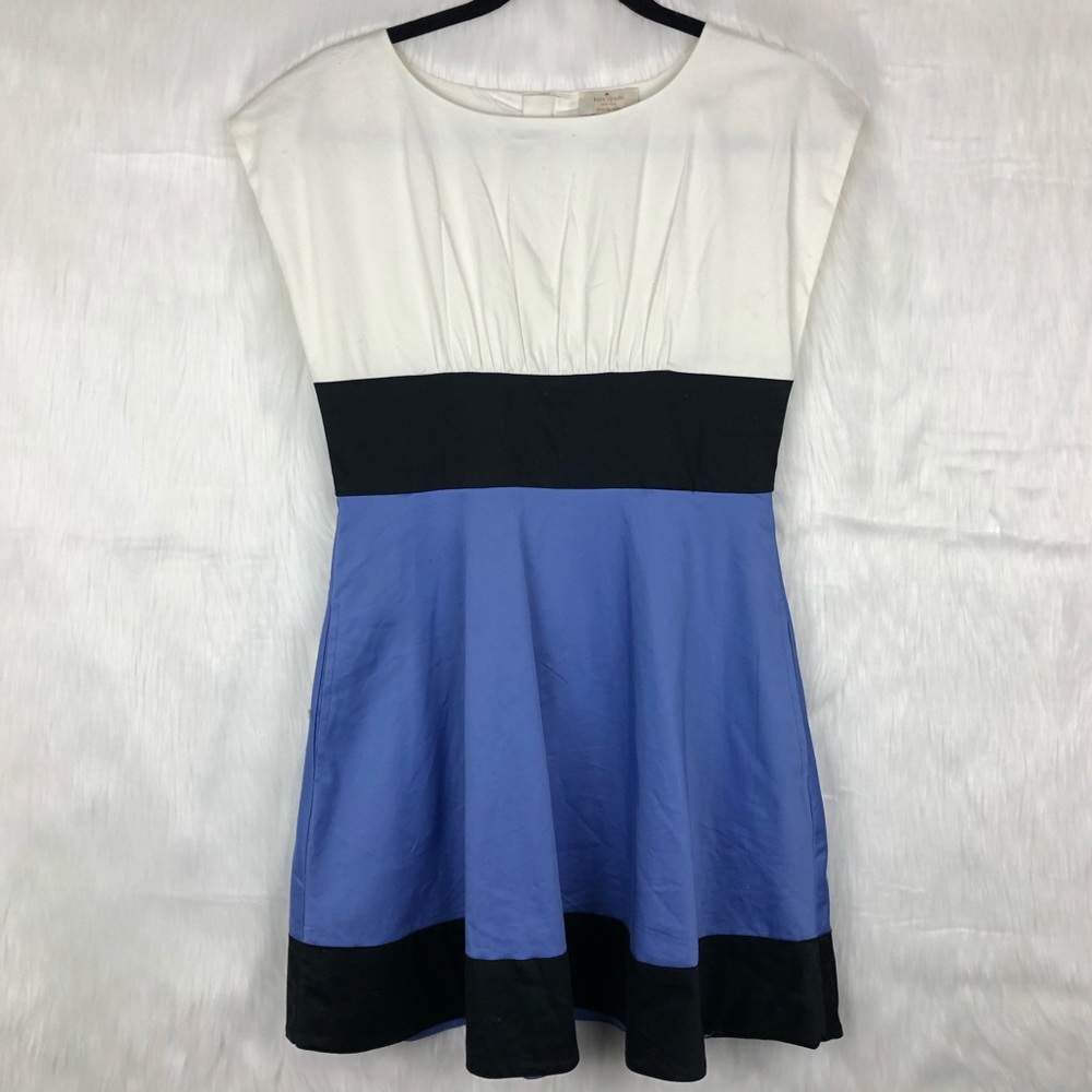 Kate Spade Colorblock Fit & Flare Dress w/ Pockets